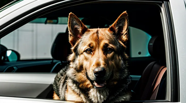 Что делать, если собака боится оставаться в машине на мойке.