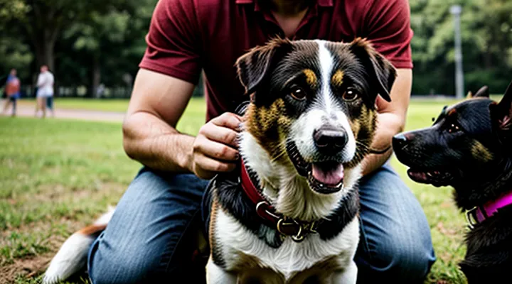 «Этот» простой трюк научит собаку не подбирать с земли.