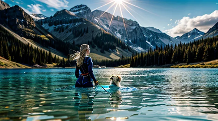 Инструкция: как плавать с собакой в открытом водоеме безопасно.