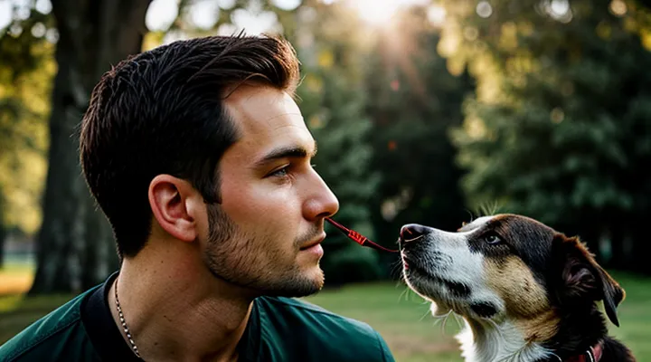 Как научить собаку команде «рядом».