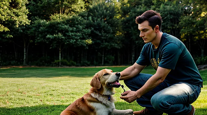 Как научить собаку команде «сидеть» за одну минуту.