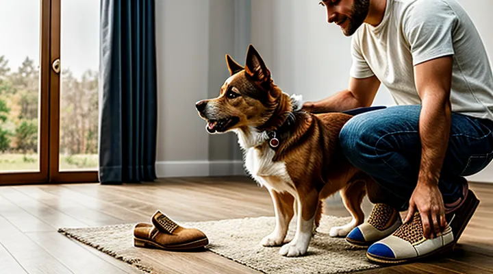 Как научить собаку приносить тапочки. Легкий способ.