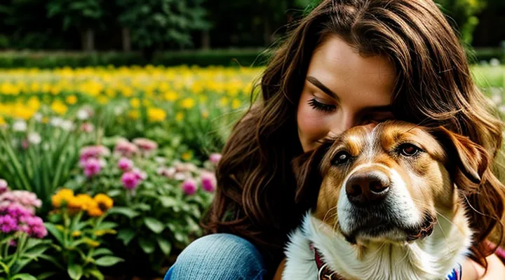 Как отучить собаку рыться в цветах на клумбе.