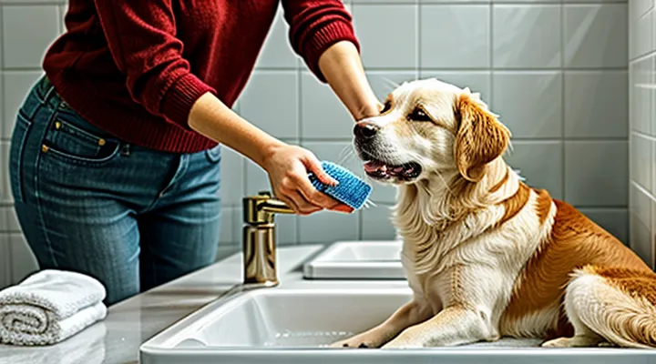 Как правильно мыть собаке лапы после прогулки. Гигиена и безопасность.