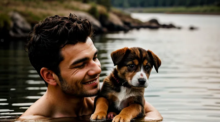 Как сделать так, чтобы собака перестала бояться воды.