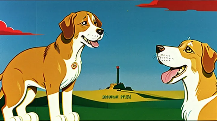 Какой мультфильм рассказывает о желтой собаке и мальчике?