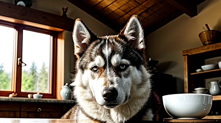 Почему собака пытается «закопать» еду в миске.