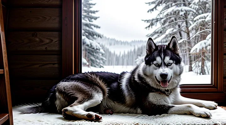 Почему собака спит, свернувшись калачиком. Две важные причины.