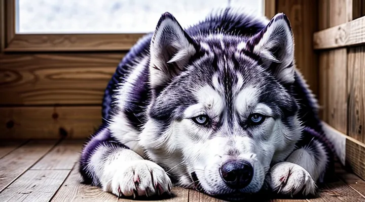 Почему собака так любит спать, свернувшись в клубок.