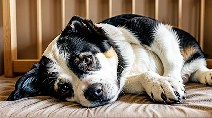 Почему собака так любит спать в детской кроватке.