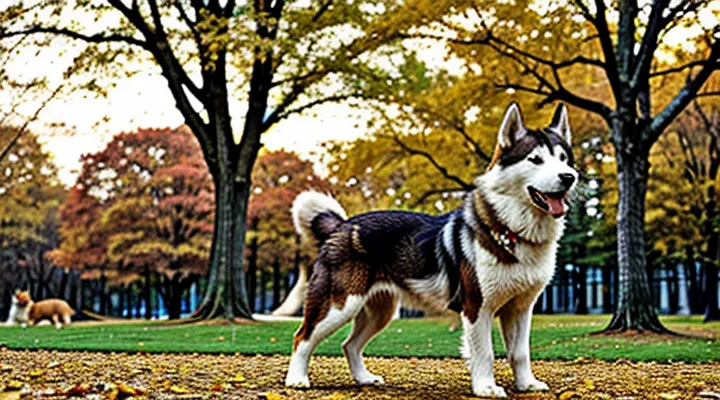 Почему собаки так любят «гоняться» за листьями.