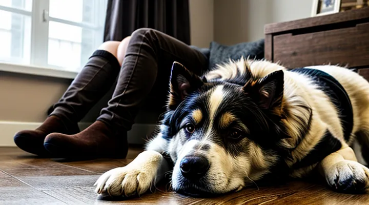 Почему собаки так любят спать в ногах. Это не только тепло.