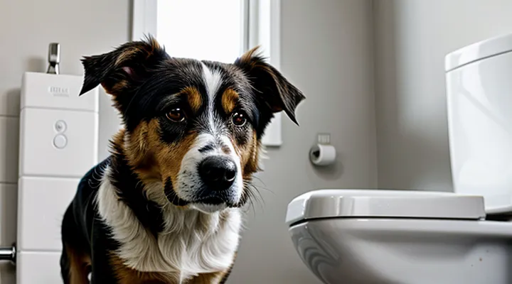 Почему ваша собака преследует вас даже в туалете.