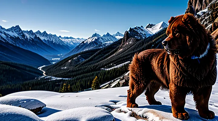 Самая «горная» порода собак, не боящаяся высоты.