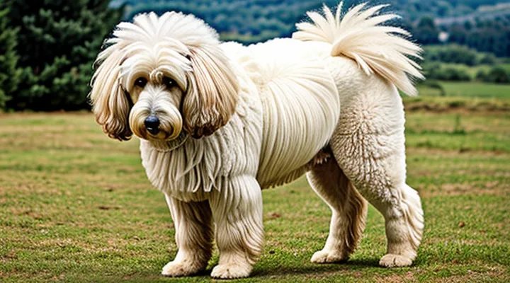 Самая лохматая порода собак. Похожа на облако.