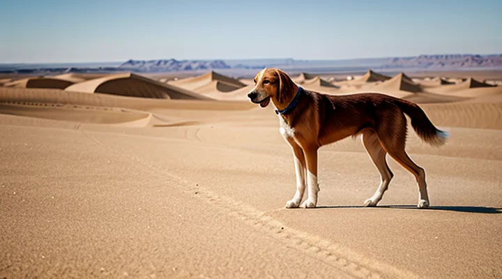 Самая «пустынная» порода собак, приспособленная к жаре.