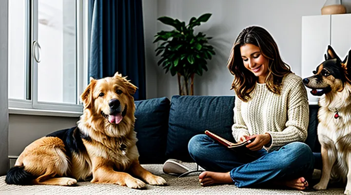 Самые лучшие собаки для одиноких женщин.