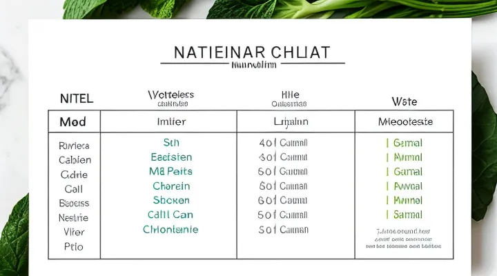 Содержание витаминов и минералов в разных брендах