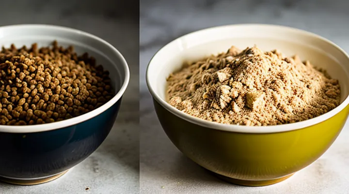 Сравнение сухих и влажных кормов: плюсы и минусы